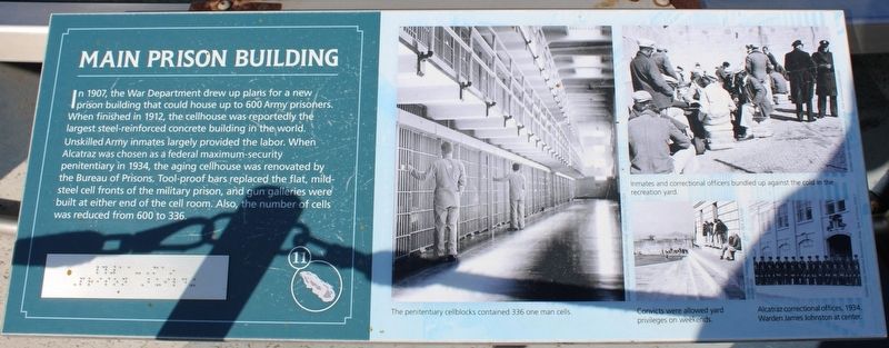 Main Prison Building Marker image. Click for full size.