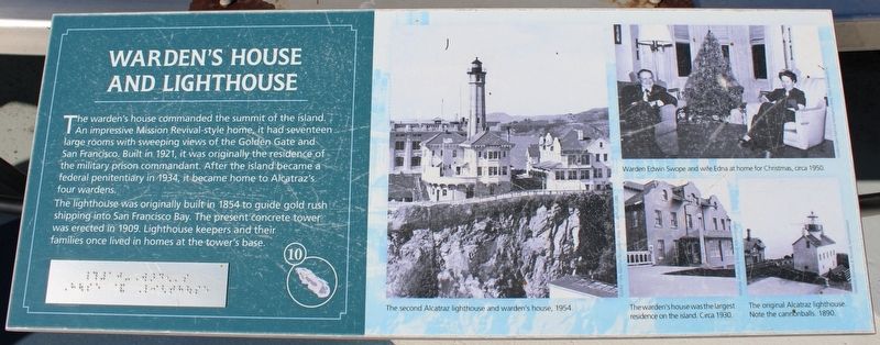 Wardens House and Lighthouse Marker image. Click for full size.