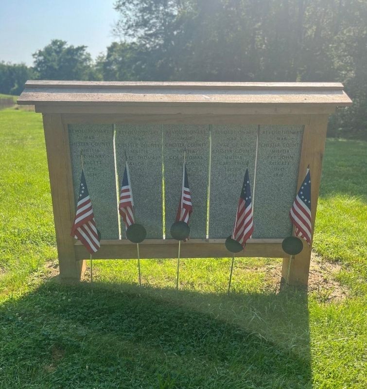 Revolutionary War Militia Memorial. Click for full size. Revolutionary War Militia Memorial image. Click for full size.