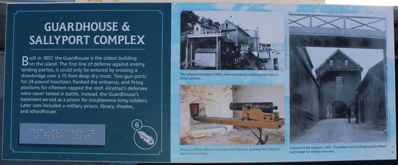 Guardhouse & Sallyport Complex Marker image. Click for full size.