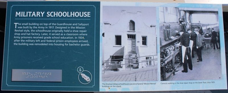 Military Schoolhouse Marker. Click for full size. Military Schoolhouse Marker image. Click for full size.