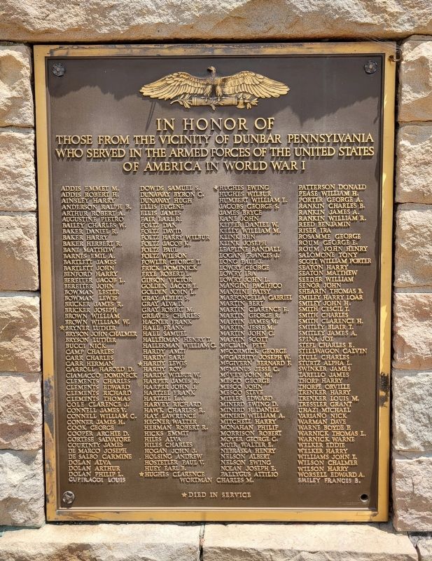 In Honor of Those Who Serve - For God and Country Marker image. Click for full size.