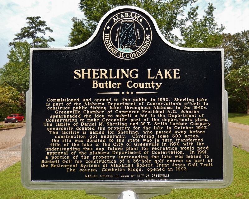 Sherling Lake Marker image. Click for full size.