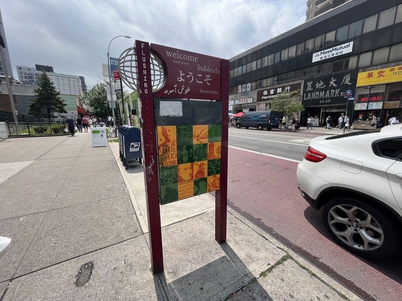 Welcome to Flushing side of the marker image. Click for full size.