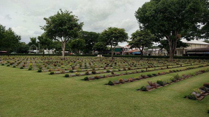 Rows of Graves on the Right Side of the Cemetery. Click for full size. Rows of Graves on the Right Side of the Cemetery image. Click for full size.