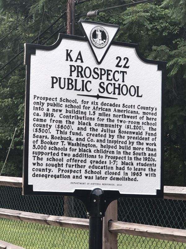 Prospect Public School Marker image. Click for full size.