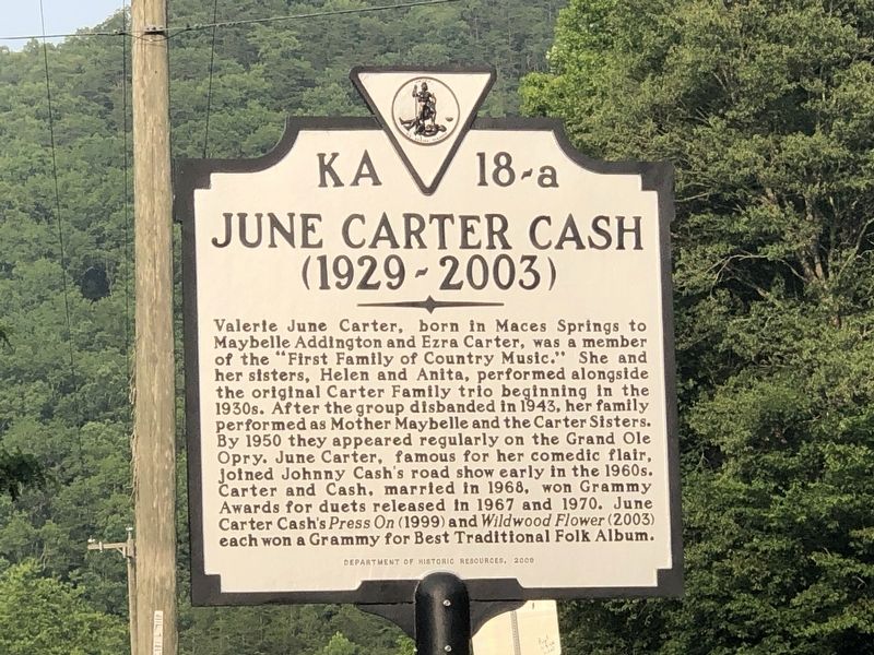 June Carter Cash Marker image. Click for full size.