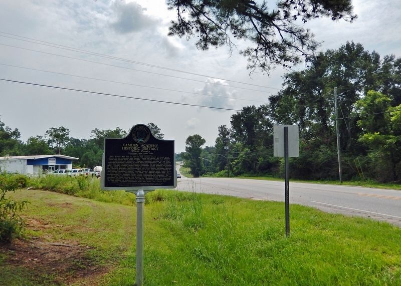 Camden Academy Historic District Marker image. Click for full size.