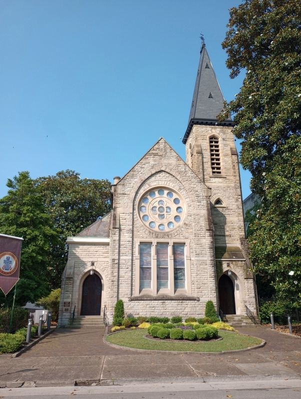 Kanawha United Presbyterian Church Marker. Click for full size. Kanawha United Presbyterian Church Marker image. Click for full size.