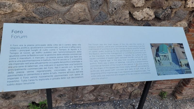 Foro / Forum Marker. Click for full size. Foro / Forum Marker image. Click for full size.