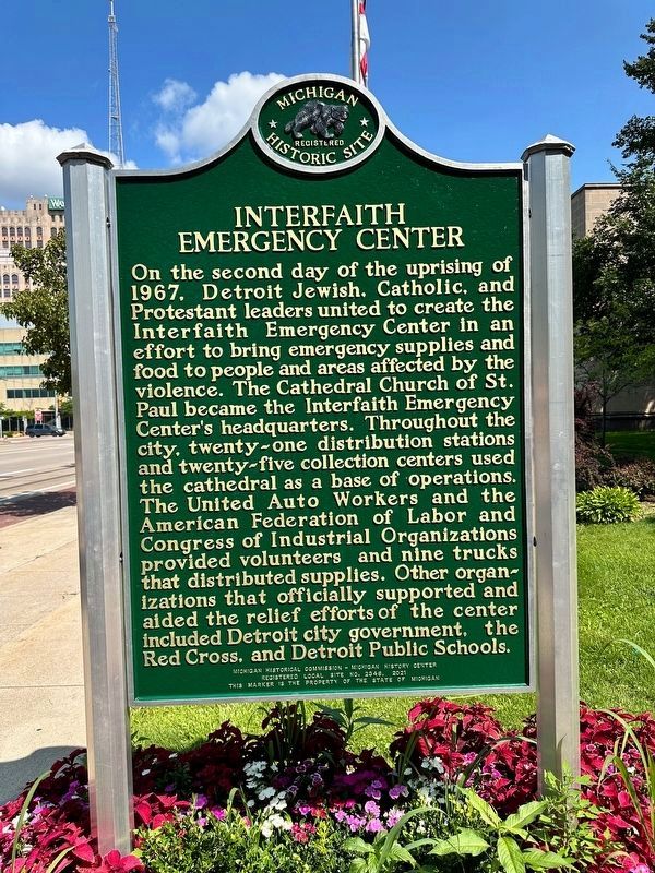 Interfaith Emergency Center Marker Side image. Click for full size.