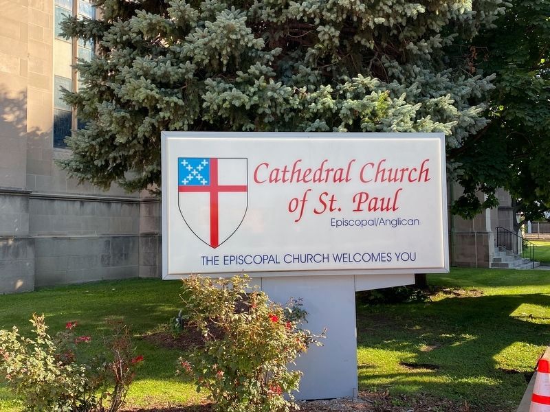 Cathedral Church of St. Paul Sign. Click for full size. Cathedral Church of St. Paul Sign image. Click for full size.