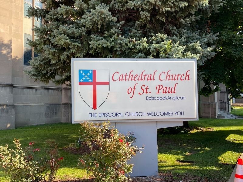 Cathedral Church of St. Paul Sign image. Click for full size.
