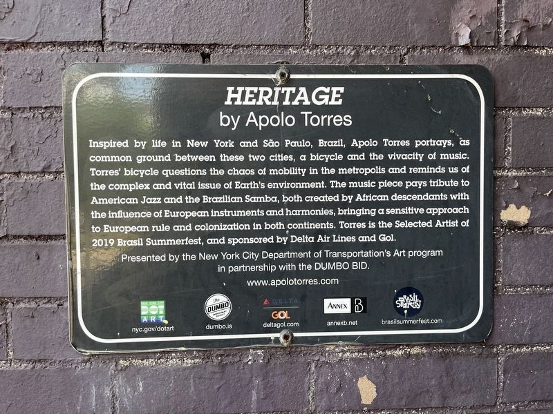 <i>Heritage</i> Marker image. Click for full size.