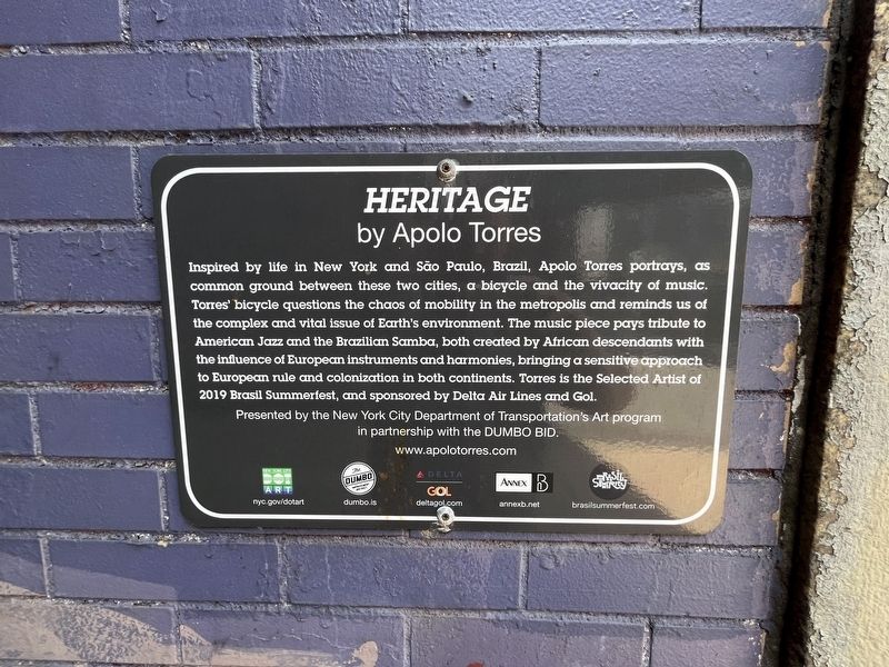 <i>Heritage</i> Marker. Click for full size. <i>Heritage</i> Marker image. Click for full size.