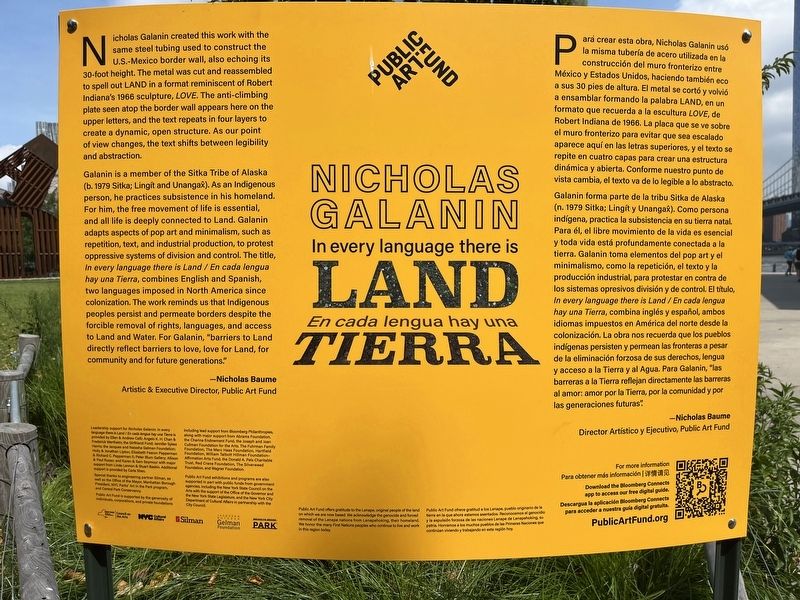 Nicholas Galanin Marker. Click for full size. Nicholas Galanin Marker image. Click for full size.