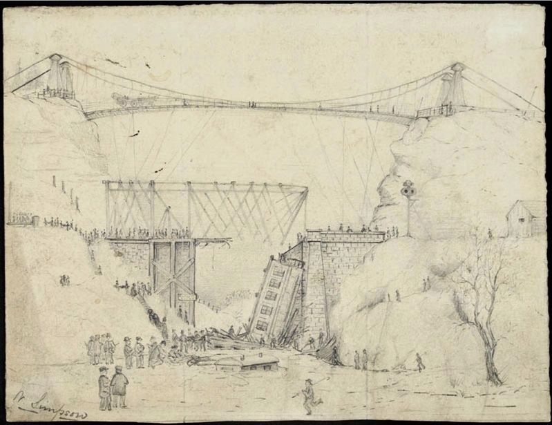 Contemporary Sketch of Desjardins Canal Disaster, March 12, 1857. Click for full size. Contemporary Sketch of Desjardins Canal Disaster, March 12, 1857 image. Click for full size.