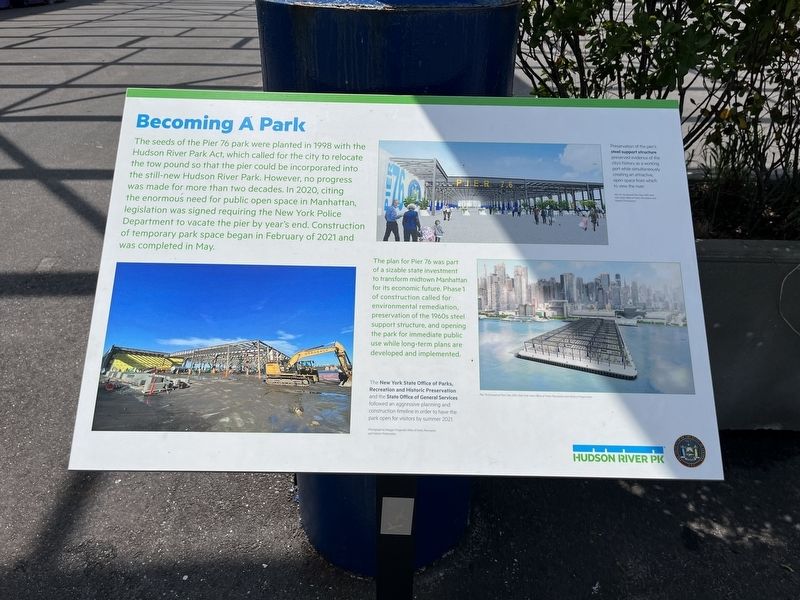 Becoming A Park Marker. Click for full size. Becoming A Park Marker image. Click for full size.