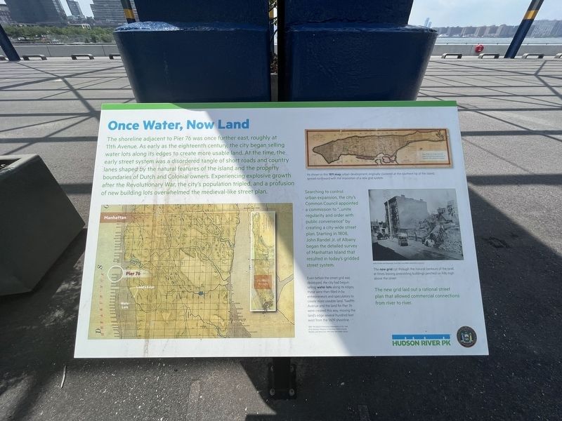 Once Water, Now Land Marker. Click for full size. Once Water, Now Land Marker image. Click for full size.
