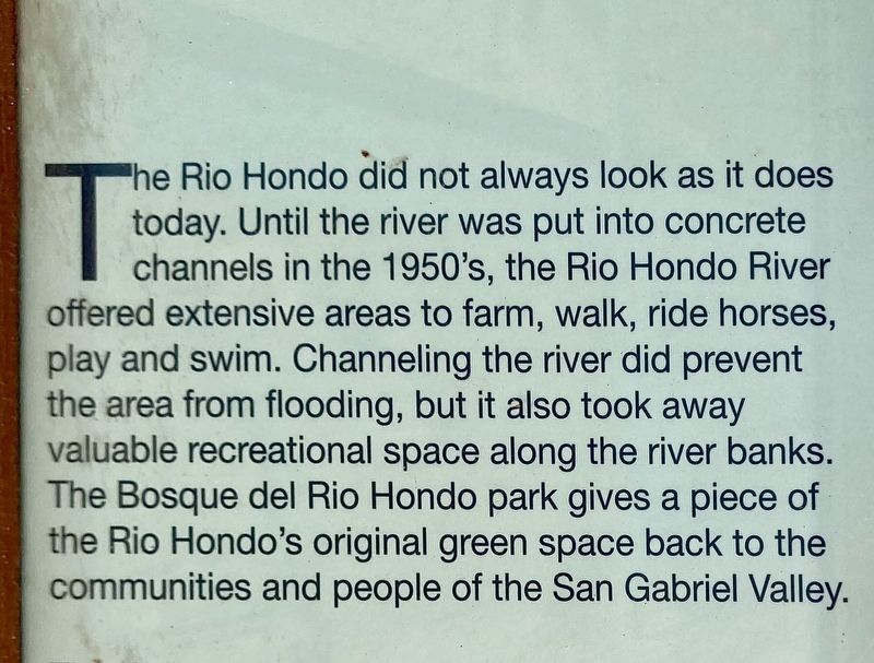 Bosque Del Rio Hondo Marker image. Click for full size.