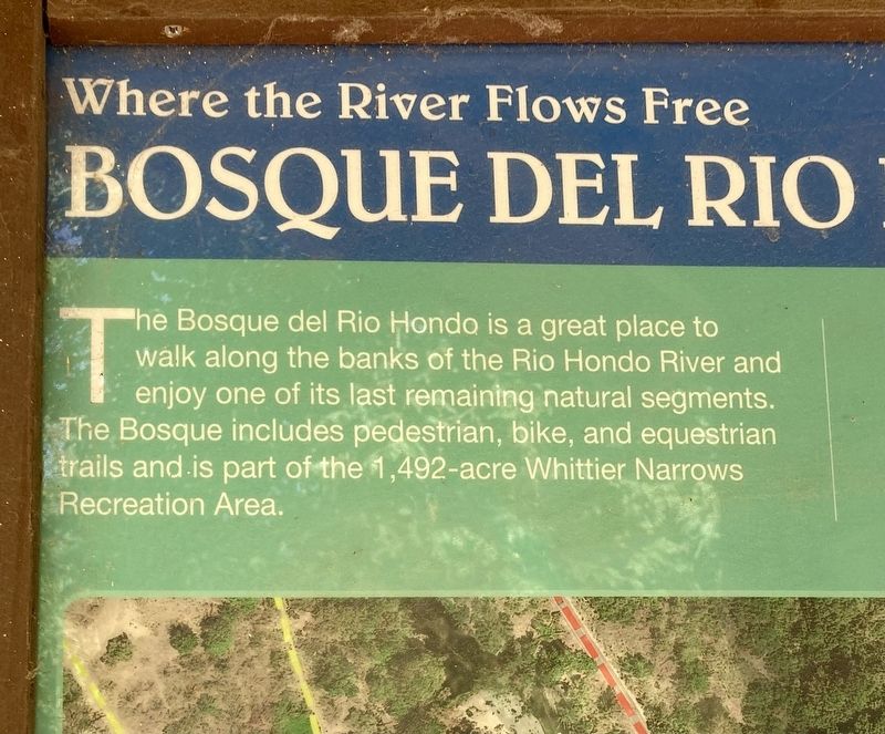 Bosque Del Rio Hondo Marker image. Click for full size.