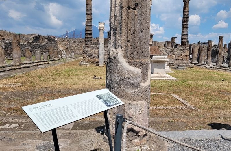 The Sanctuary of Apollo and Marker image. Click for full size.
