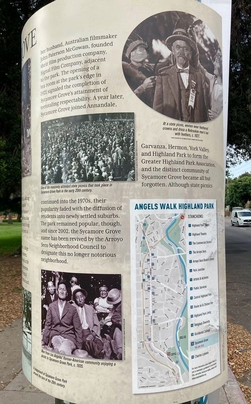 Sycamore Grove Marker image. Click for full size.