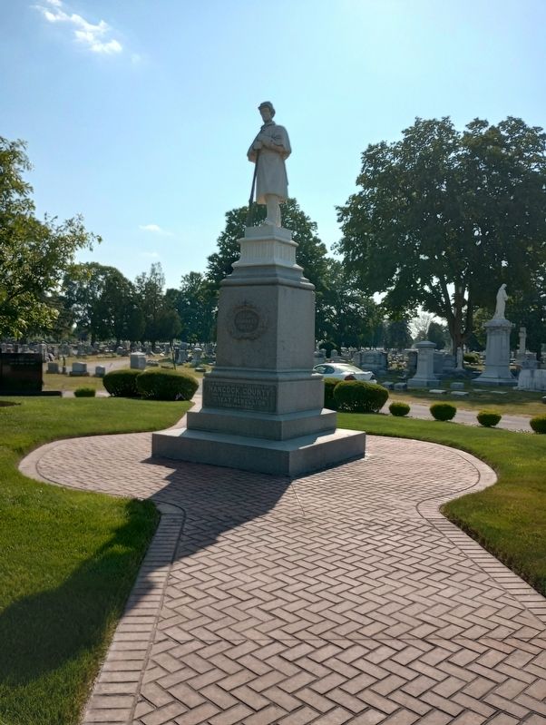 Hancock County Civil War Memorial image. Click for full size.