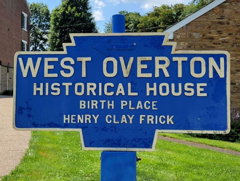 West Overton Historical House Marker image. Click for full size.