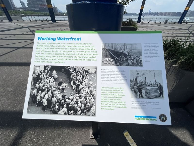 Working Waterfront Marker. Click for full size. Working Waterfront Marker image. Click for full size.