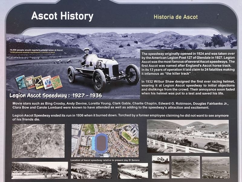 Ascot History Marker image. Click for full size.