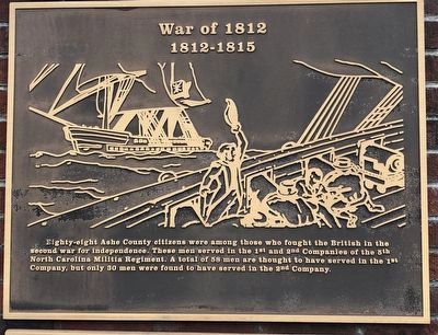 Ashe County War Memorial (War of 1812) image. Click for full size.