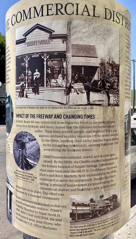 The Commercial District Marker image. Click for full size.