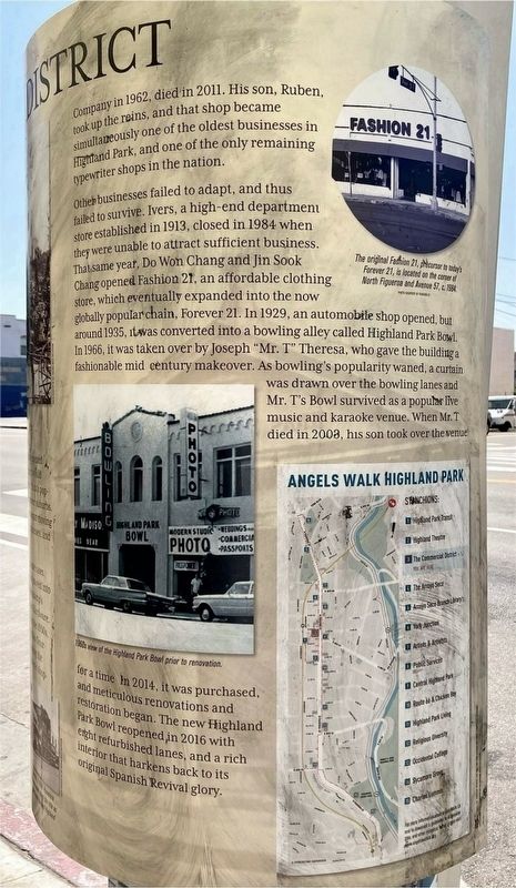 The Commercial District Marker image. Click for full size.