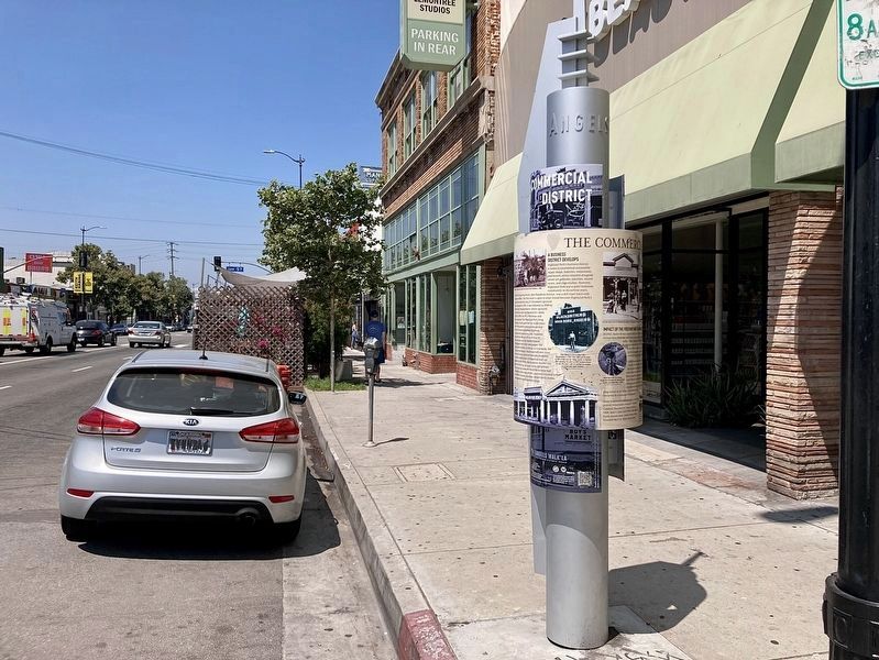 The Commercial District Marker image. Click for full size.
