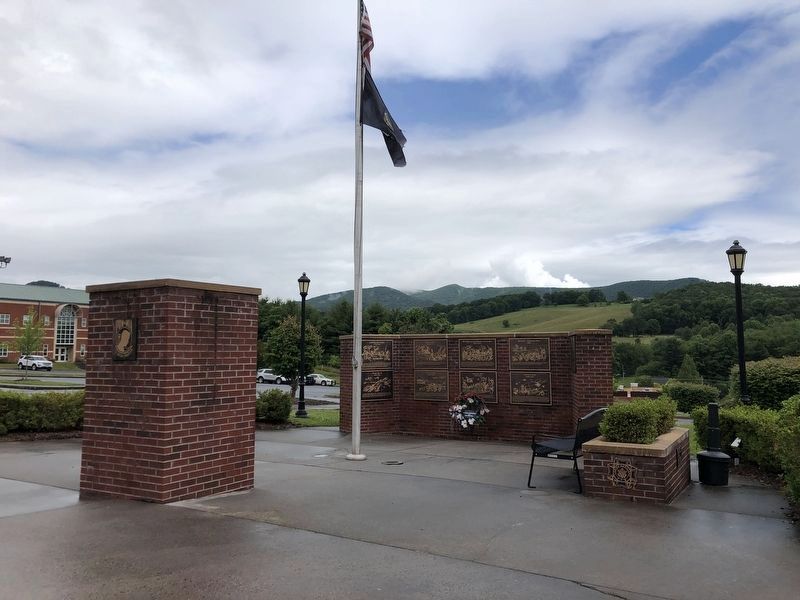 Ashe County War Memorial image. Click for full size.