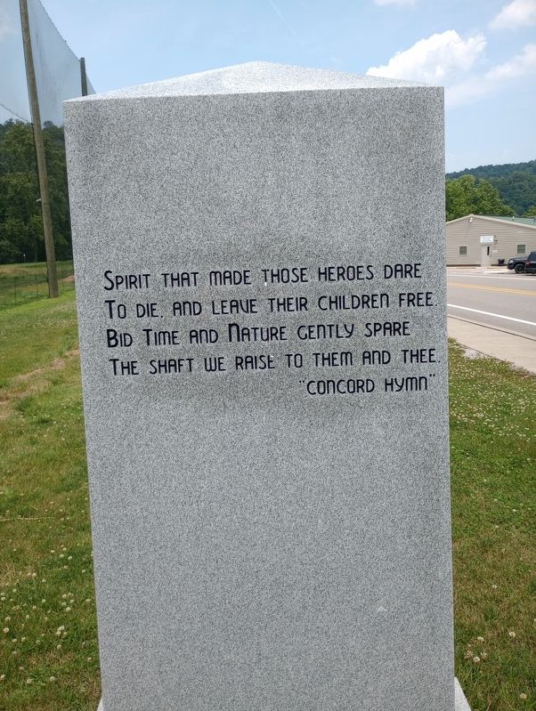 W. Va. Air National Guard Memorial Marker, Side Two. Click for full size. W. Va. Air National Guard Memorial Marker, Side Two image. Click for full size.