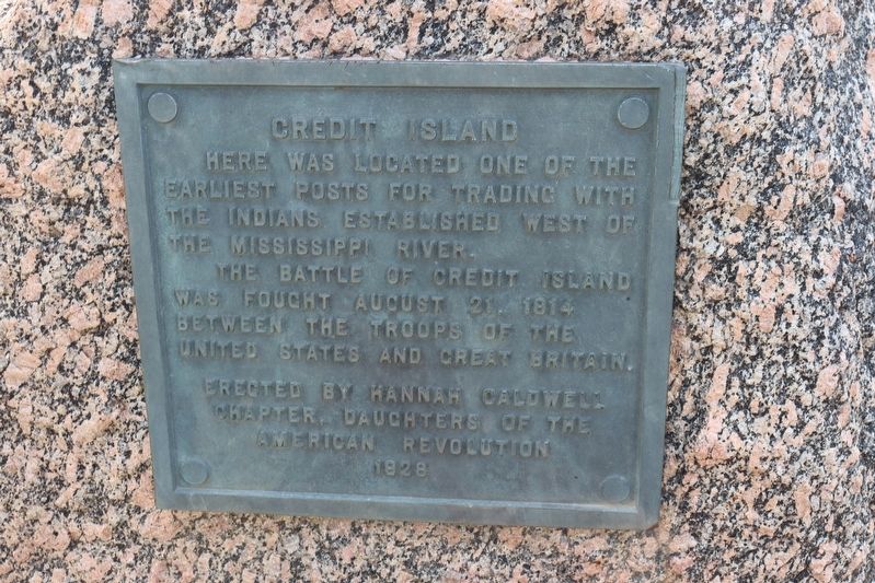 Credit Island Marker image. Click for full size.