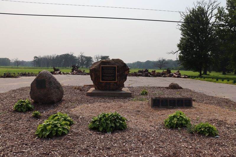 Credit Island Marker. Click for full size. Credit Island Marker image. Click for full size.