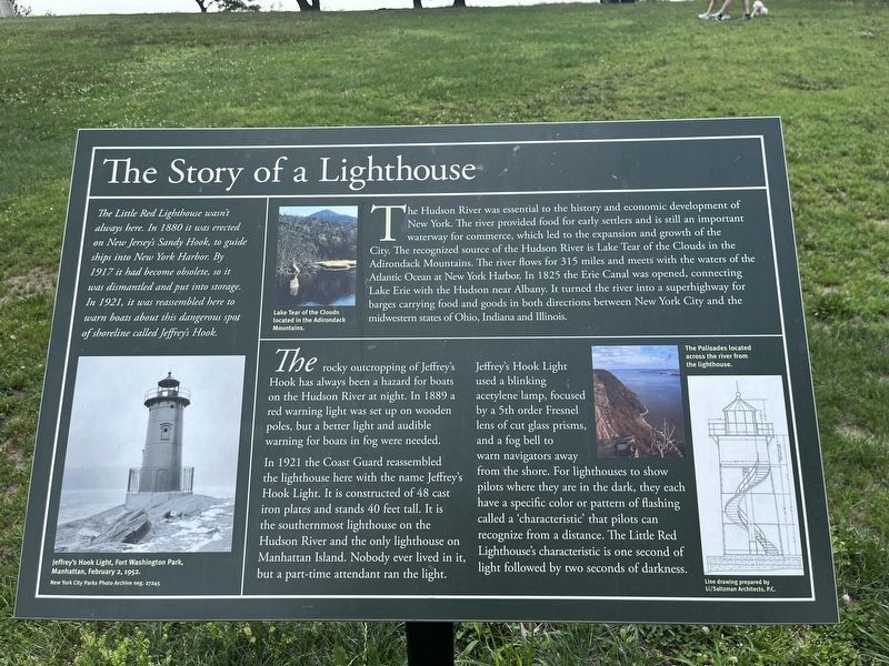 The Story of a Lighthouse Marker. Click for full size. The Story of a Lighthouse Marker image. Click for full size.