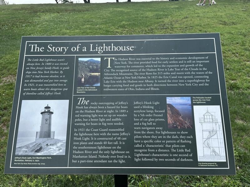The Story of a Lighthouse Marker image. Click for full size.