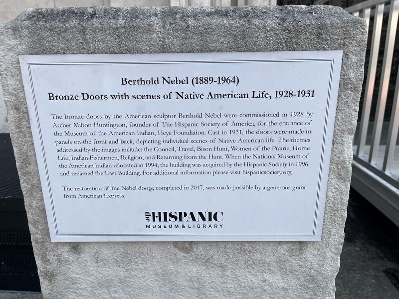 Berthold Nebel (1889-1964) Marker image. Click for full size.