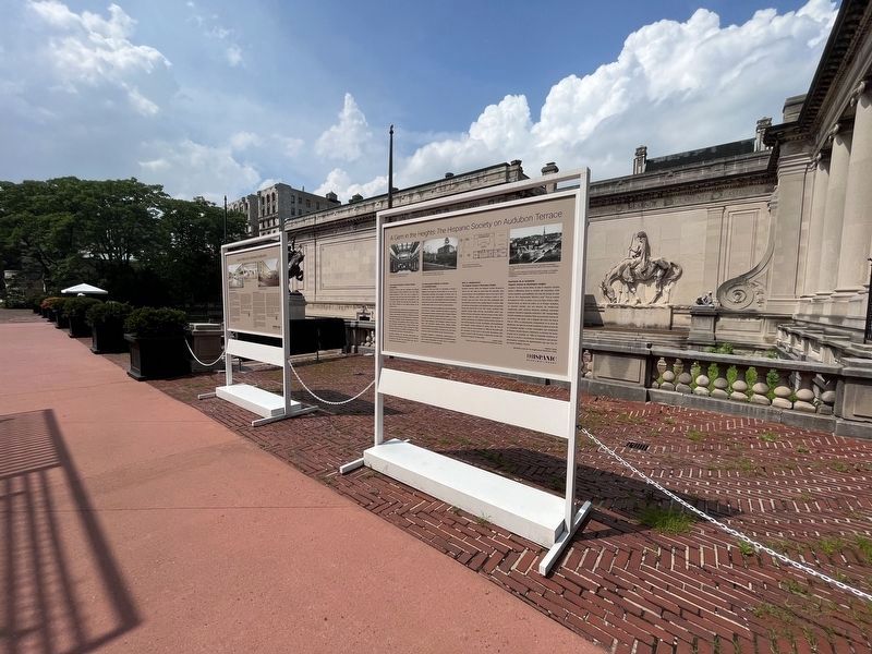 A Gem in the Heights: The Hispanic Society on Audubon Terrace Marker. Click for full size. A Gem in the Heights: The Hispanic Society on Audubon Terrace Marker image. Click for full size.