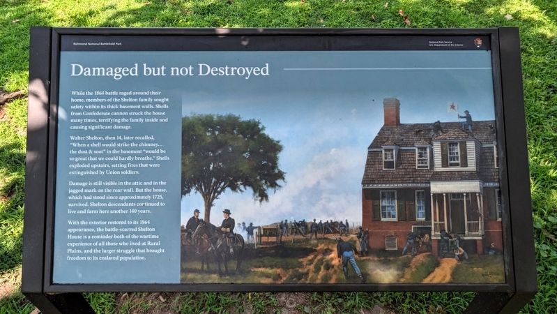 Damaged but not Destroyed Marker. Click for full size. Damaged but not Destroyed Marker image. Click for full size.