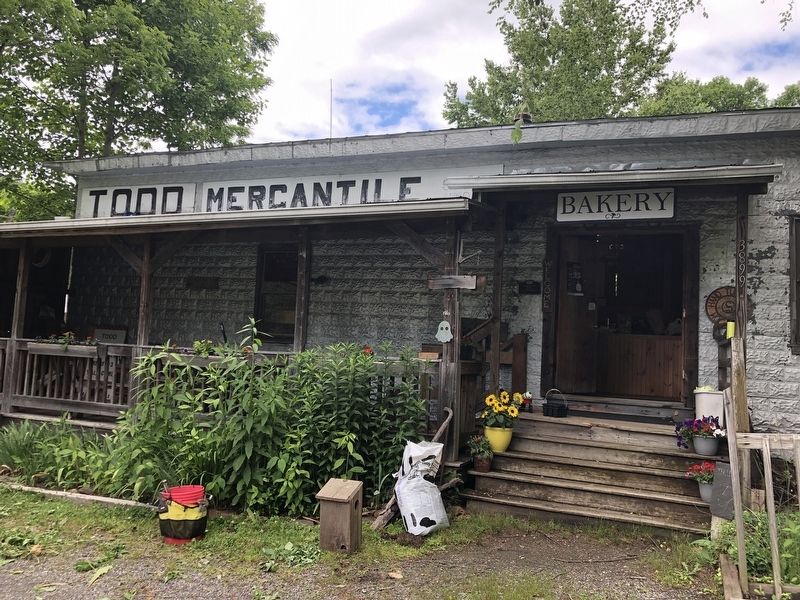 Todd Mercantile Building Marker. Click for full size. Todd Mercantile Building Marker image. Click for full size.