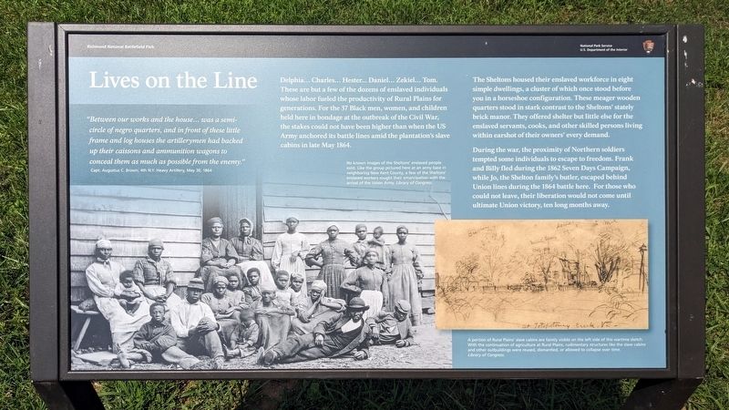 Lives on the Line Marker. Click for full size. Lives on the Line Marker image. Click for full size.