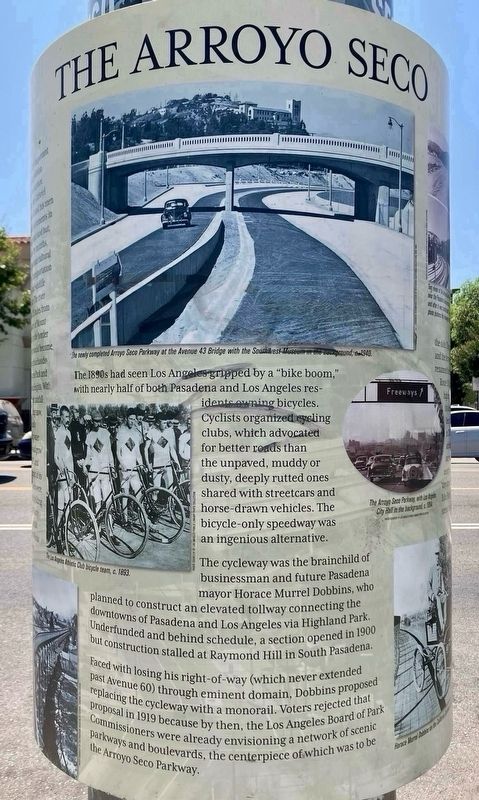 The Arroyo Seco Marker image. Click for full size.