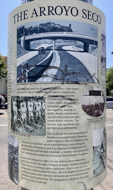 The Arroyo Seco Marker image. Click for full size.