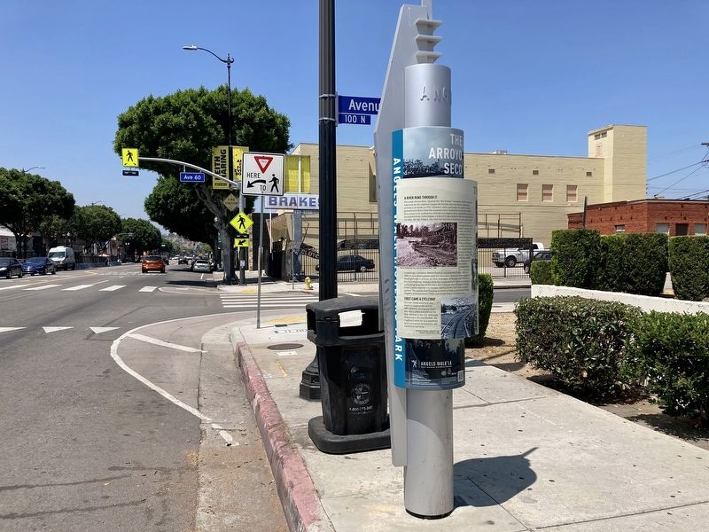 The Arroyo Seco Marker image. Click for full size.