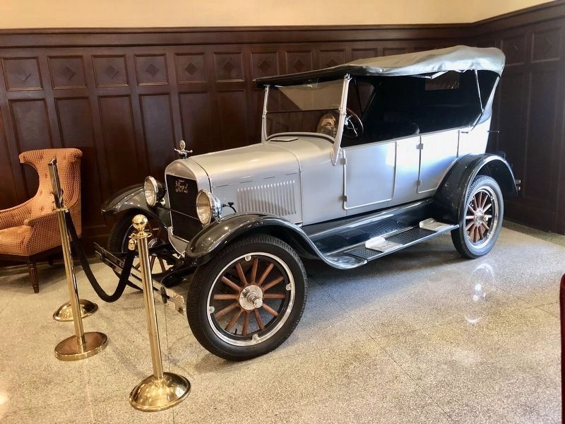 1929 Ford Model T in Settles Hotel Lobby. Click for full size. 1929 Ford Model T in Settles Hotel Lobby image. Click for full size.